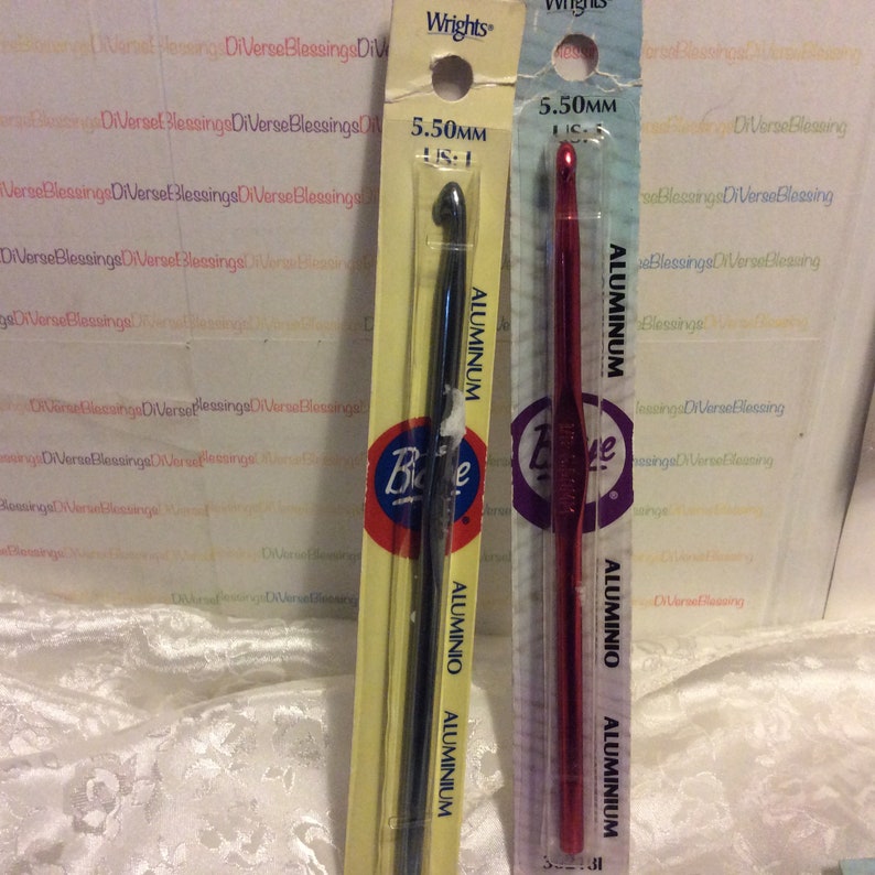 BOYE Crochet Hooks Aluminum Imported Made in China Size Etsy