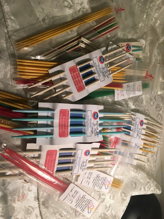 BOYE, 7 Inch DPN, Plastic, Non Inflammable, Double Pointed, Knitting Needles, Made in USA, Full Set of 4
