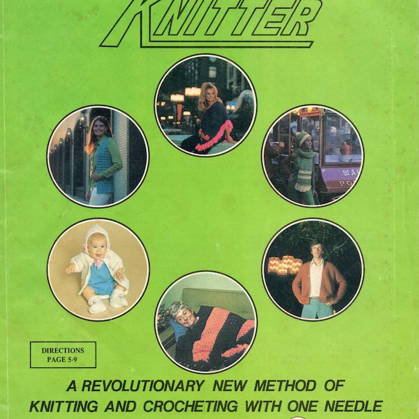 One Loop Knitter, KTel, Imra, Grants, INSTRUCTIONS ONLY, pdf File, Authorized Copy, Made in USA,