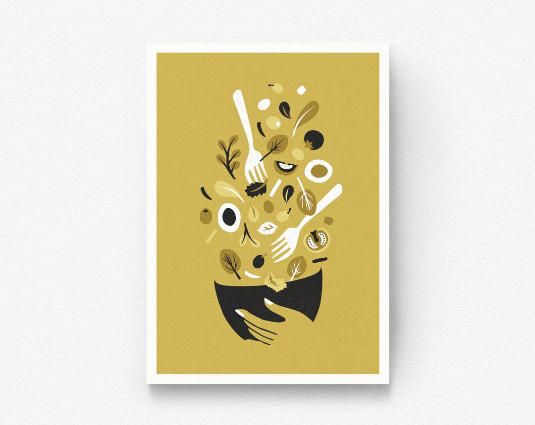 Printable Kitchen Art, Printable Kitchen Wall Art, Minimalist Kitchen ...