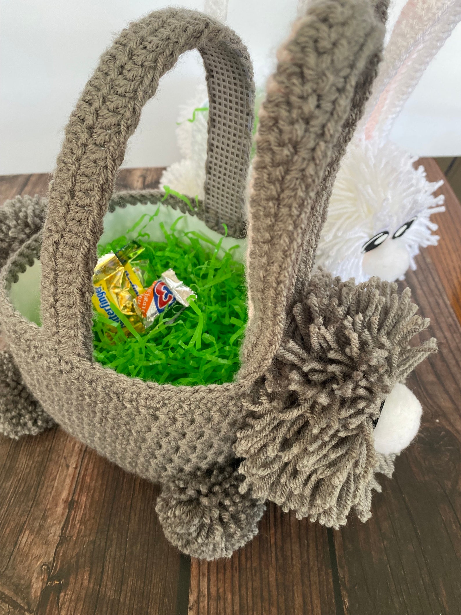Easter Bunny Basket Crochet Pattern - Etsy
