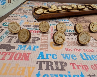 National park push pins - all 63 parks with park names and icons! Add to your adventure map! Mix & match!