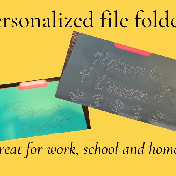 Decorative File Folders Etsy