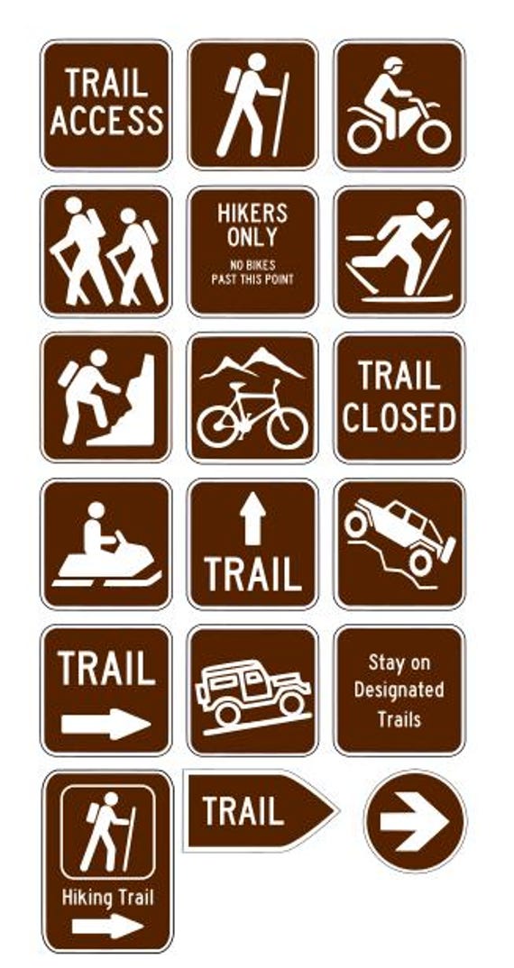 Brown Sign Symbols