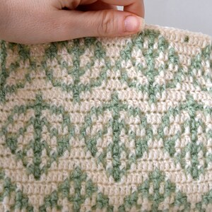 PATTERN Spring Leaf Overlay Mosaic Crochet Pattern - CHART ONLY - pdf Download - Knitting / Cross Stitch image 7