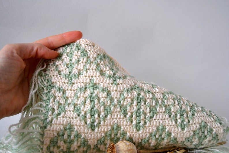 PATTERN Spring Leaf Overlay Mosaic Crochet Pattern - CHART ONLY - pdf Download - Knitting / Cross Stitch image 10