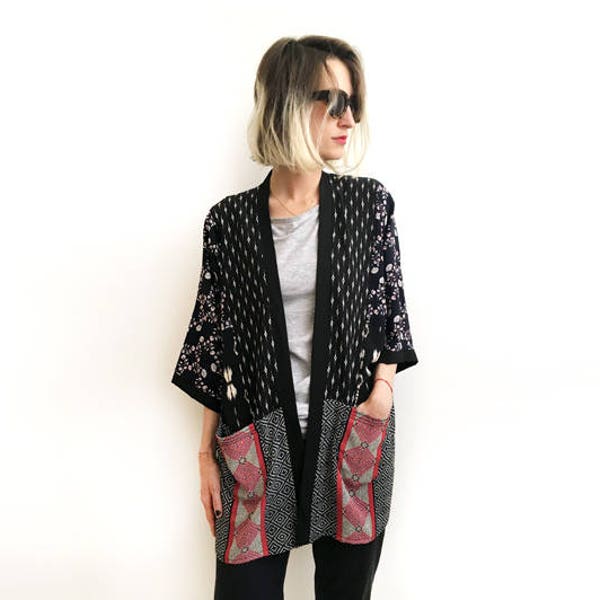 Bohemian Kimono Cardigan, Kimono Coverup, Unique Clothing, Modern Bohemian Kimono, High End Kimono, Special Kimono, Boho Clothing, Plus Size