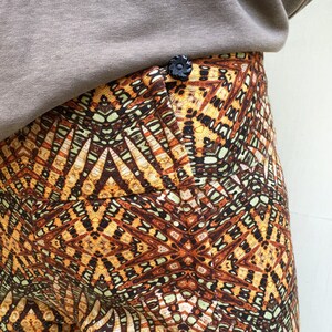 Unique Print High Waisted Skinny Pants, LAST SIZE 40 image 4