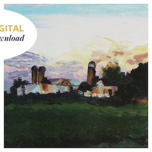 Lancaster County Farm Digital Download Artwork Print