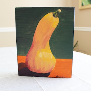 Butternut Squash 8&quot; x 10&quot; Original Painting