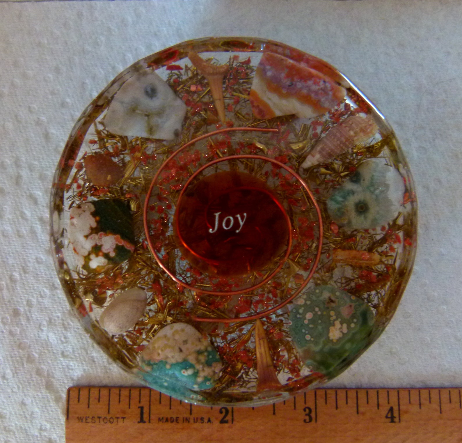 Tachyon ENERGY CHARGING COASTER generator Ocean Jasper ...