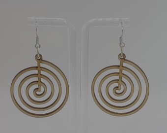 Wood Earring | Laser Cut Earring | Wood Dangle Earring