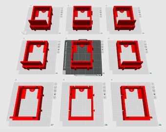 Funko Pop Box Display System 3D Print Files (STL) - Interlocking for Funko Pop Standard Boxes