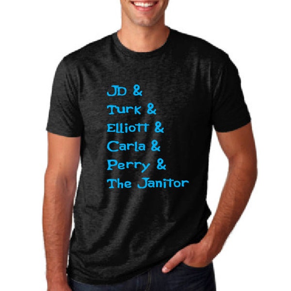 Scrubs Tv Show Tshirt Etsy