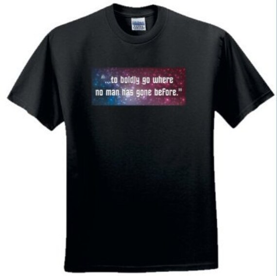 Star Trek Boldly Go Adult Work Shirt