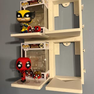 3D Printed | Funko Pop Figure and Box Holder | 4 pack | Modular Display System