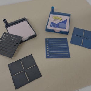 Sticky Note Holder with List/Grid Template