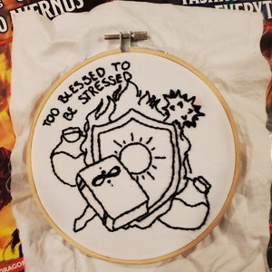 D&D Cleric Embroidery Pattern || Embroidery Art, Dungeons and Dragons