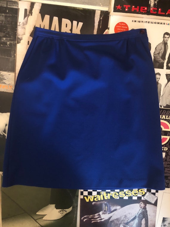 Monogram Tile Mini Skirt 1ABQD6, Blue, 36