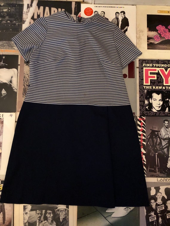 Vintage, nautical 2 piece dress. Mad  Men! - image 1