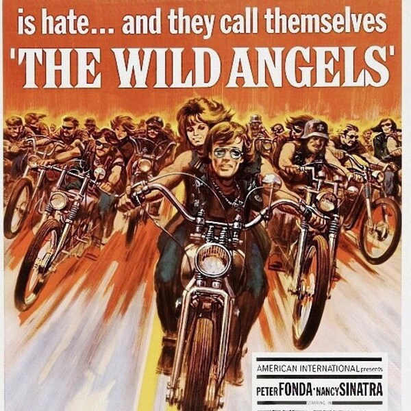 Les Wild Angels, affiche de film 1966, Peter Fonda, Nancy Sinatra, Bruce Dern, Hells Angels, POSTER Print