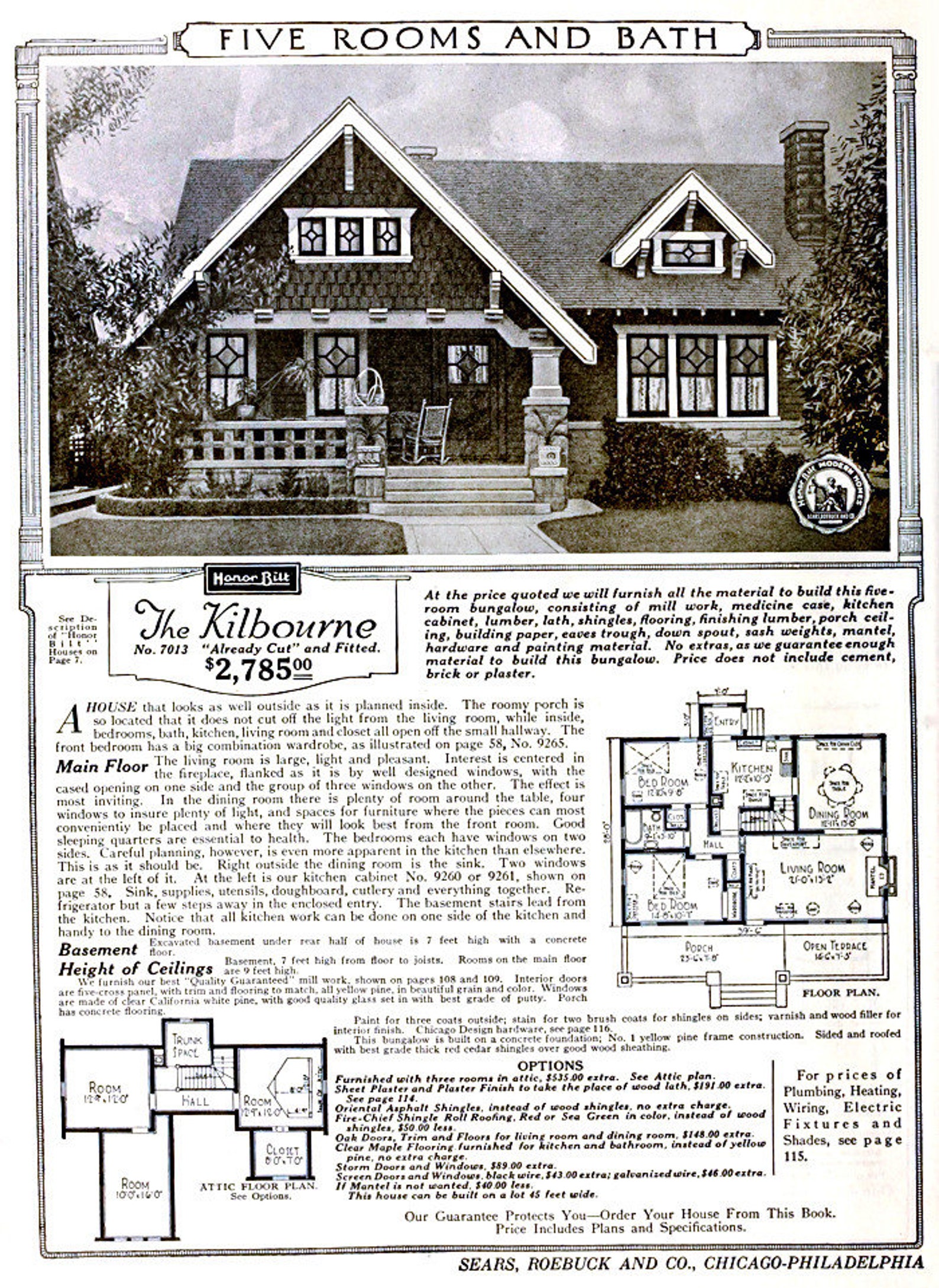 Sears KILBOURNE 1921 Looks Well Outside as Planned Inside 5 Etsy