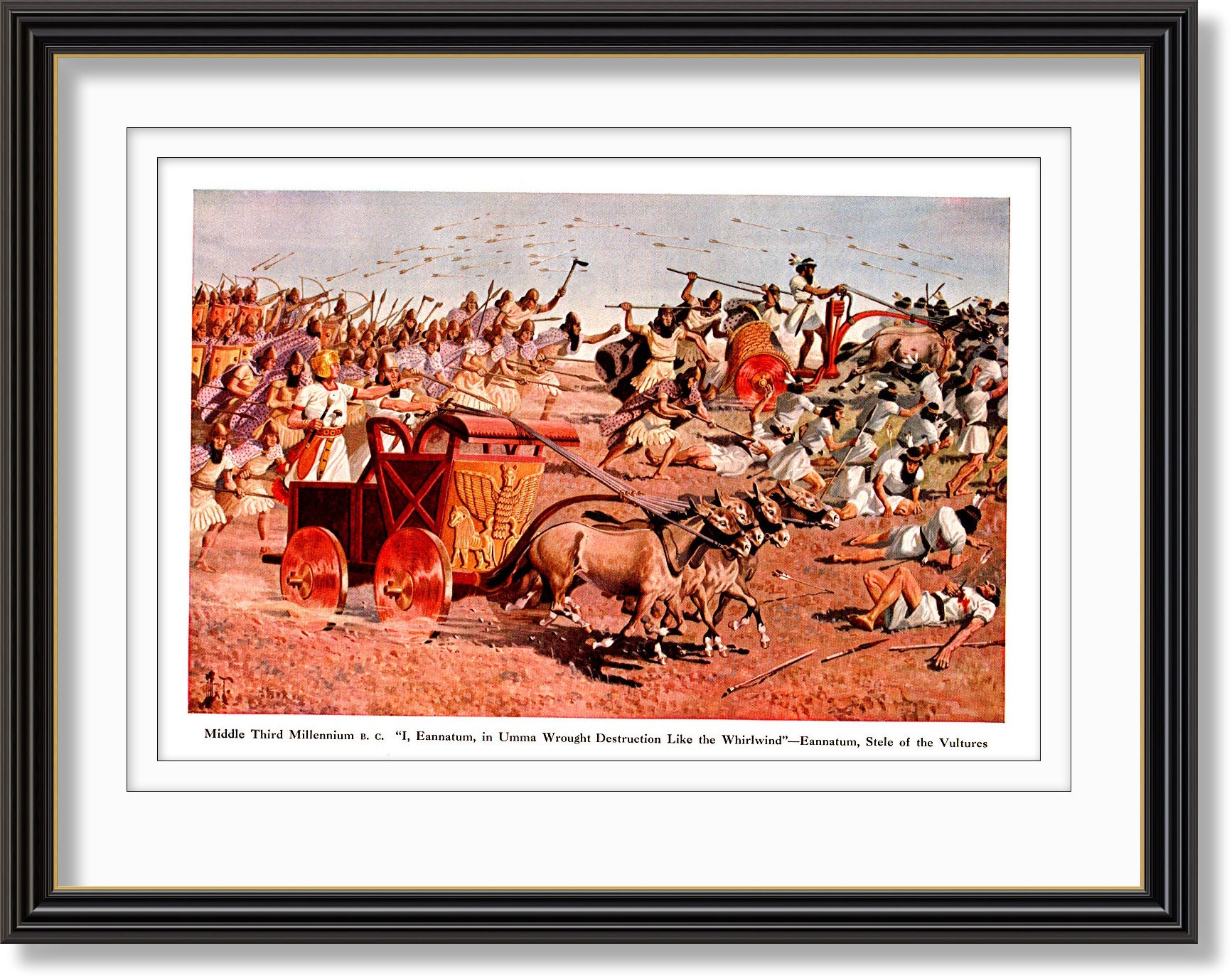 Ancient Mesopotamia Battle Between EANNATUM King of Lagash - Etsy Canada