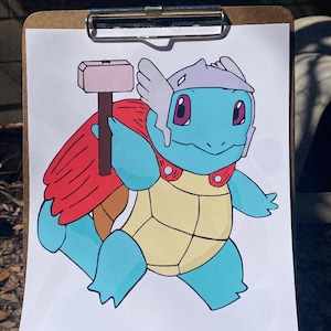 Squirtle Thor "Thortle" mash-up