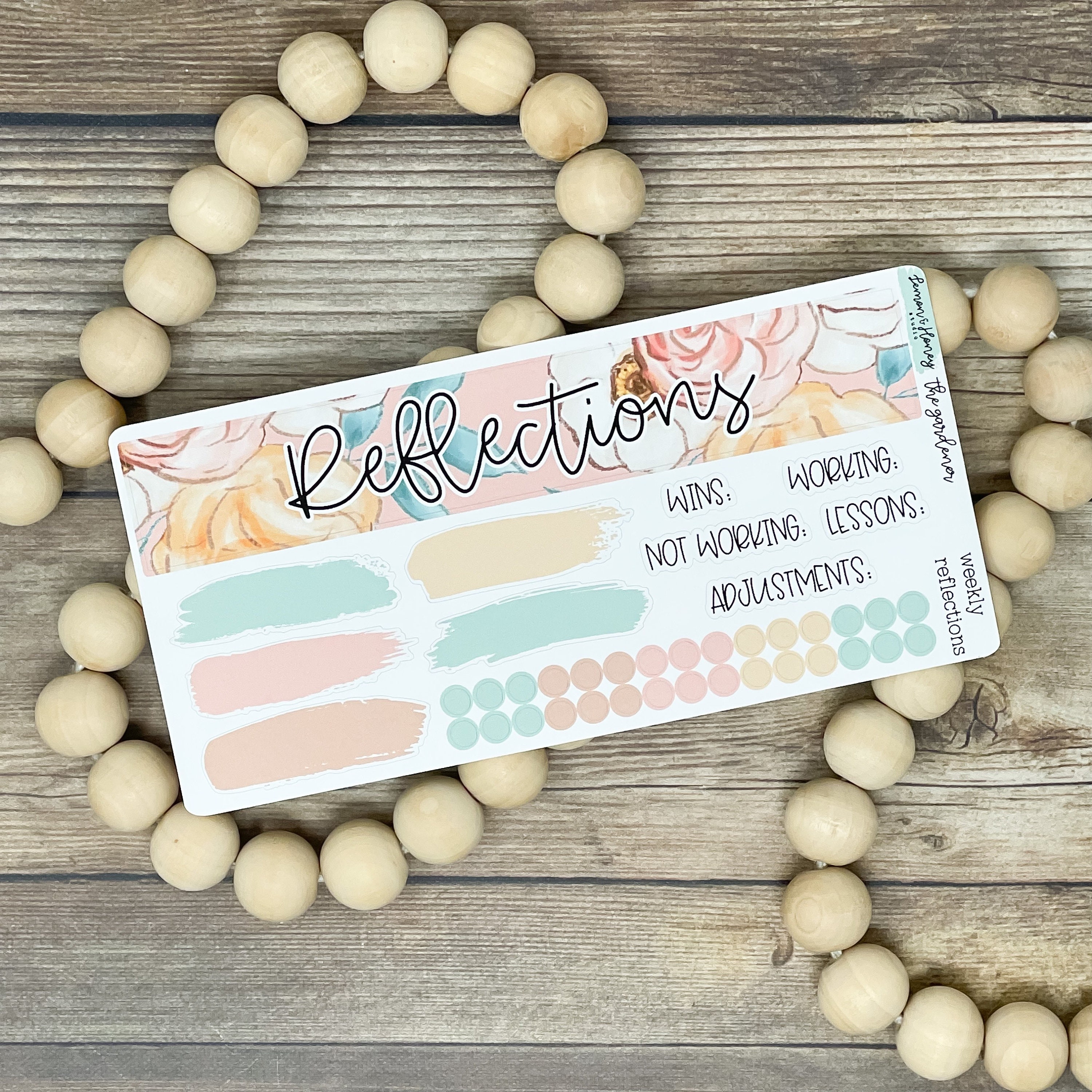The Gardener Vertical Weekly Planner Sticker Kit - Etsy