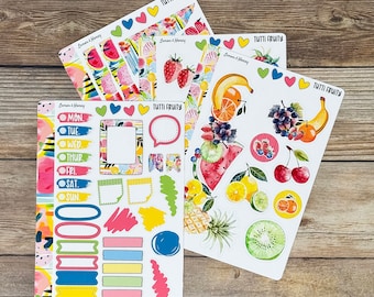 Tutti Fruity Journaling and Deco Stickers