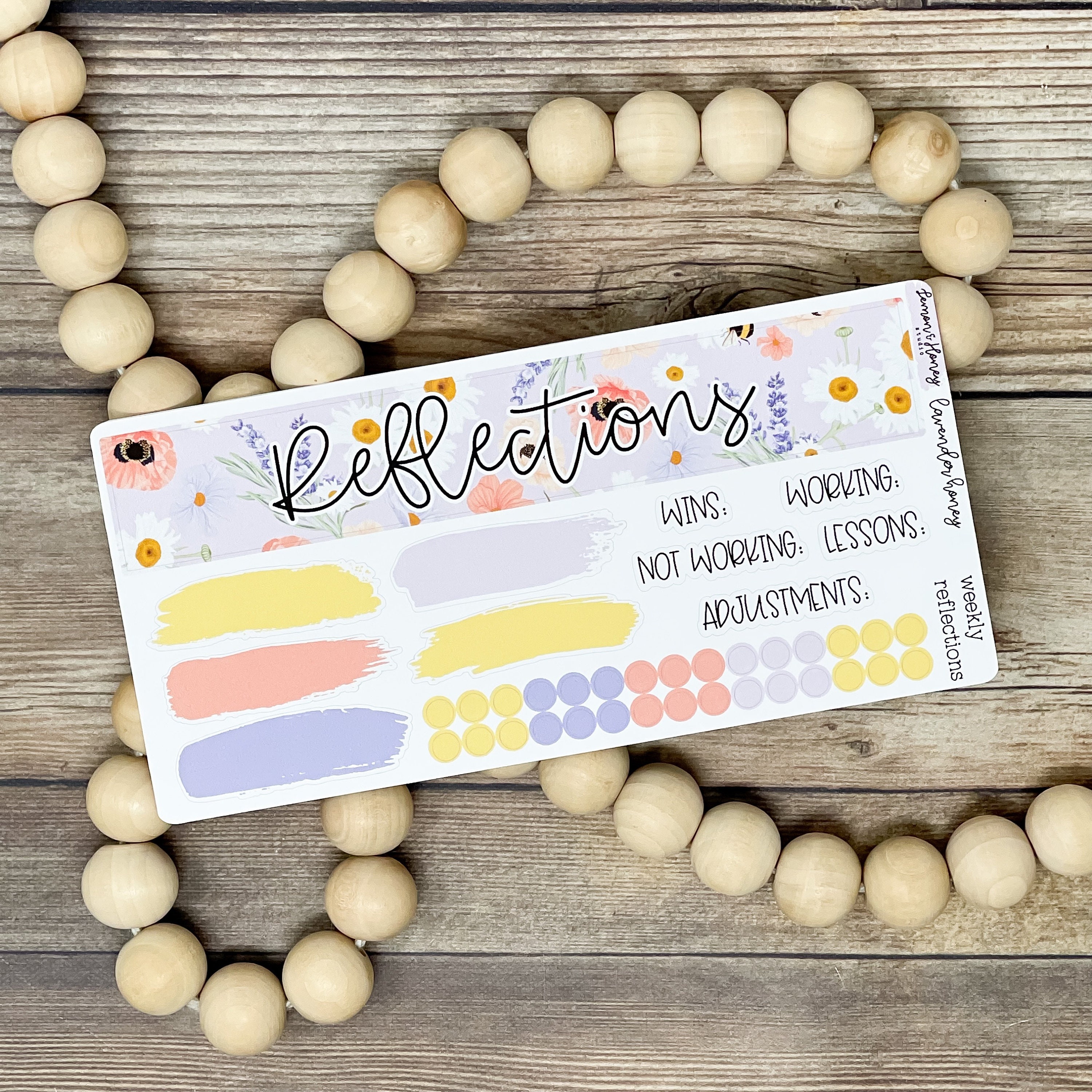 Lavender Honey Weekly Planner Sticker Kit - Etsy