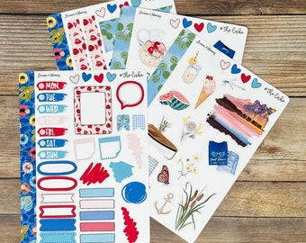 At The Lake Journaling and Deco Stickers