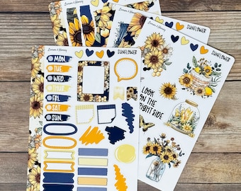 Sunflower Journaling and Deco Stickers