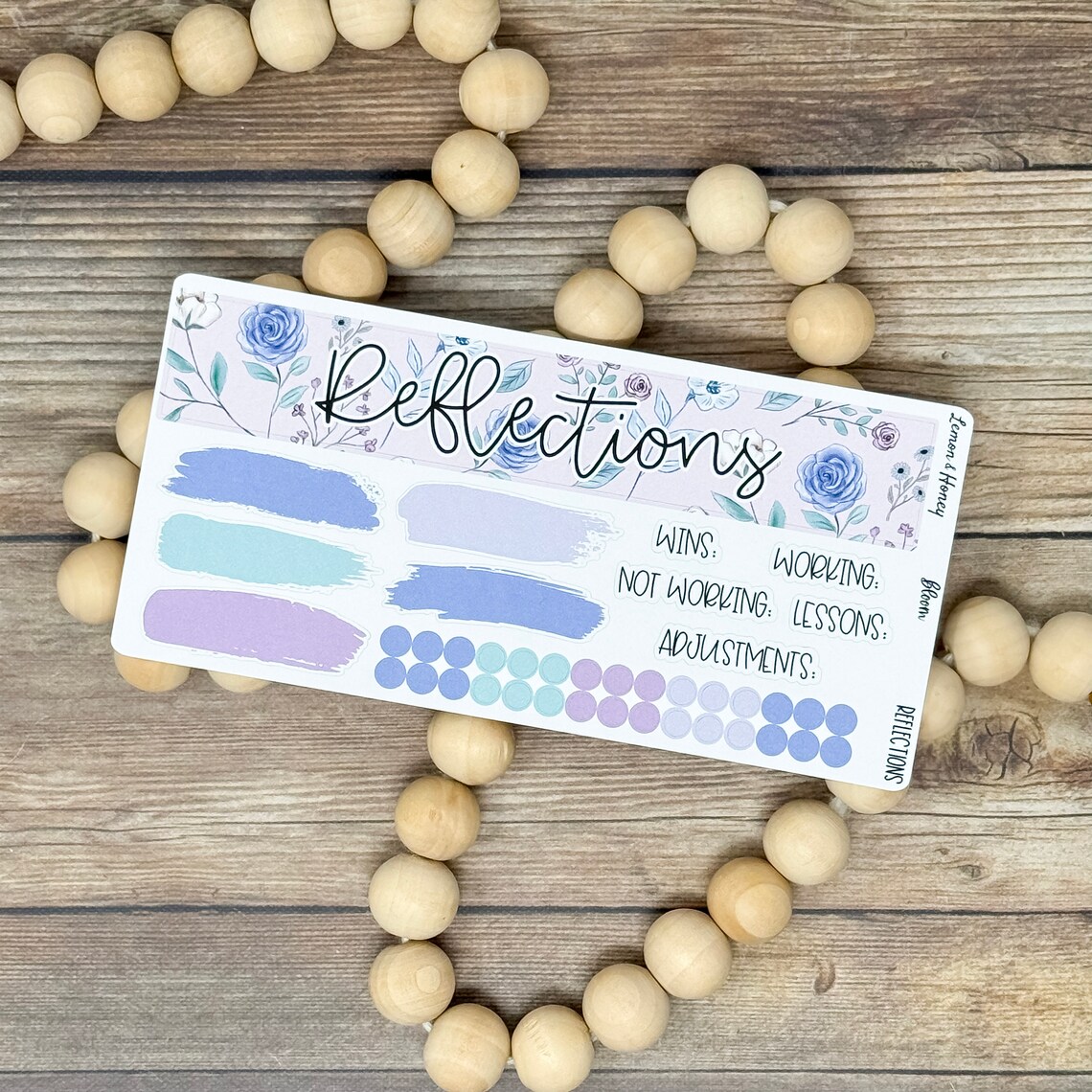 Bloom Vertical Weekly Planner Sticker Kit - Etsy