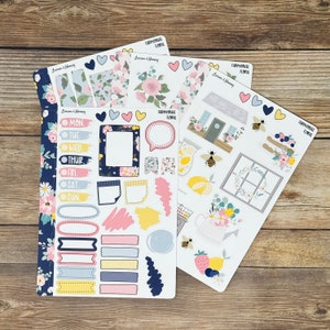 Farmhouse Floral Journaling and Deco Stickers