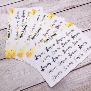 Pay Day Functional Planner Stickers