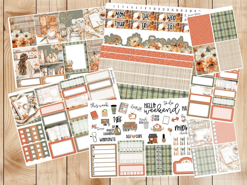 Cozy Planner Weekly Planner Sticker Kit - Etsy