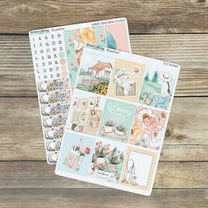 The Gardener Vertical Weekly Planner Sticker Kit