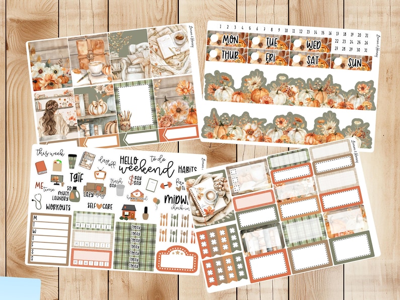 Cozy Planner Weekly Planner Sticker Kit - Etsy