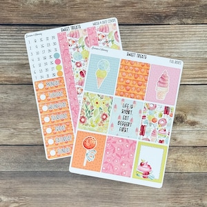Sweet behandelt Wochenplaner Sticker Kit