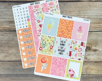 Sweet Treats Weekly Planner Sticker Kit