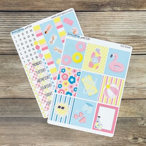 Pool Life Wochenplaner Sticker Kit