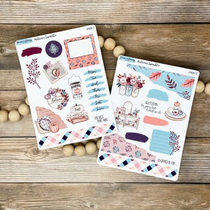 Autumn Sparkle Journaling Stickers