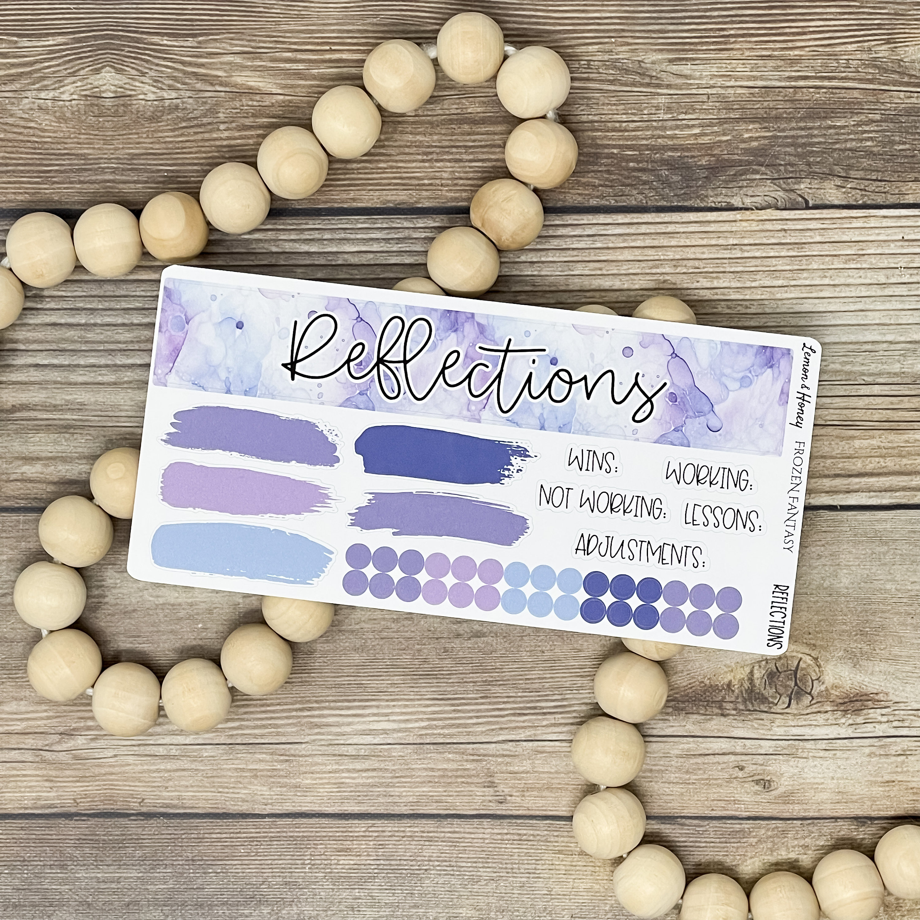 Frozen Fantasy Vertical Weekly Planner Sticker Kit - Etsy