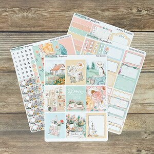 The Gardener Vertical Weekly Planner Sticker Kit - Etsy