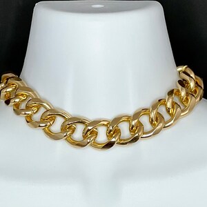 Extra Large Light Gold Chain. Lightweight Aluminum. Chunky - Etsy