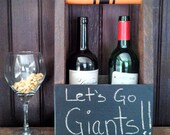 San Francisco Giants Baseball Sports Fan Wine or Craft Beer Carrier with Chalkboard Siding