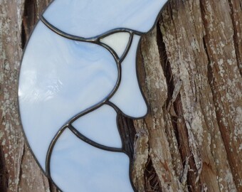 Stained Glass Moon, Blue #4011