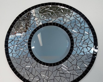 Round Mosaic Mirror #607