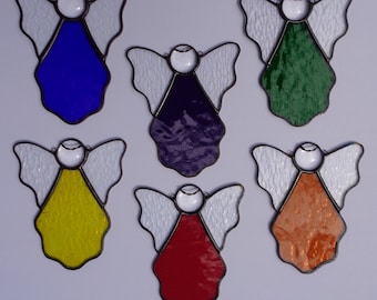 Stained Glass Mini Angel Ornament Suncatchers